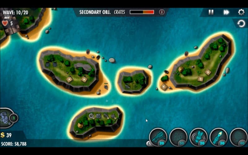 "iBomber Defense Pacific" - Misión de campaña 09 - "Mar de Coral" (3)