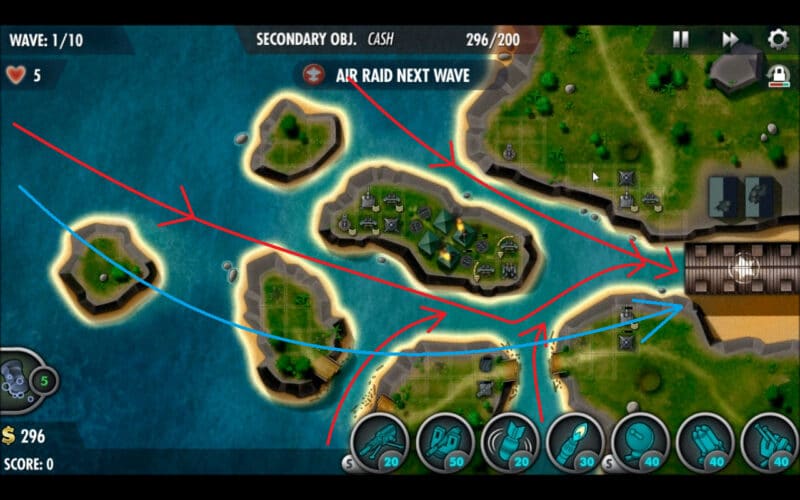 "iBomber Defense Pacific" - Campaign Mission 16 - "Truk Lagoon" (1)