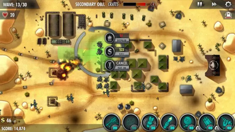 Captura de pantalla 2 de la promoción iBomber Defense Pacific
